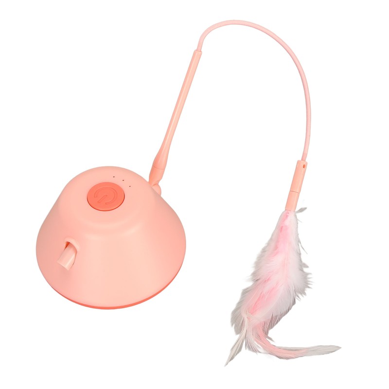 Electric Cat Feather Toy USB Charging Automatic Rotating Interactive Cat