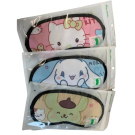 Sanrio 2 Pack Sanrio Sleep Eye Masks – Cute Character Blindfolds for Sleeping & Travel