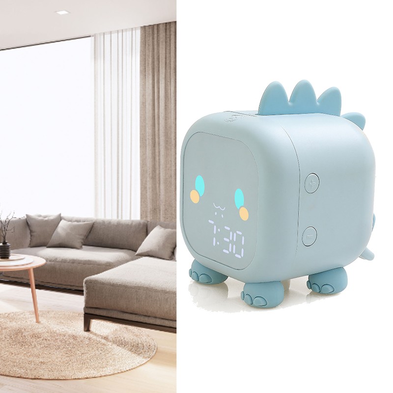 Digital Clock Intelligent Cute Fun Dragon LED Silicone Cartoon Bedside