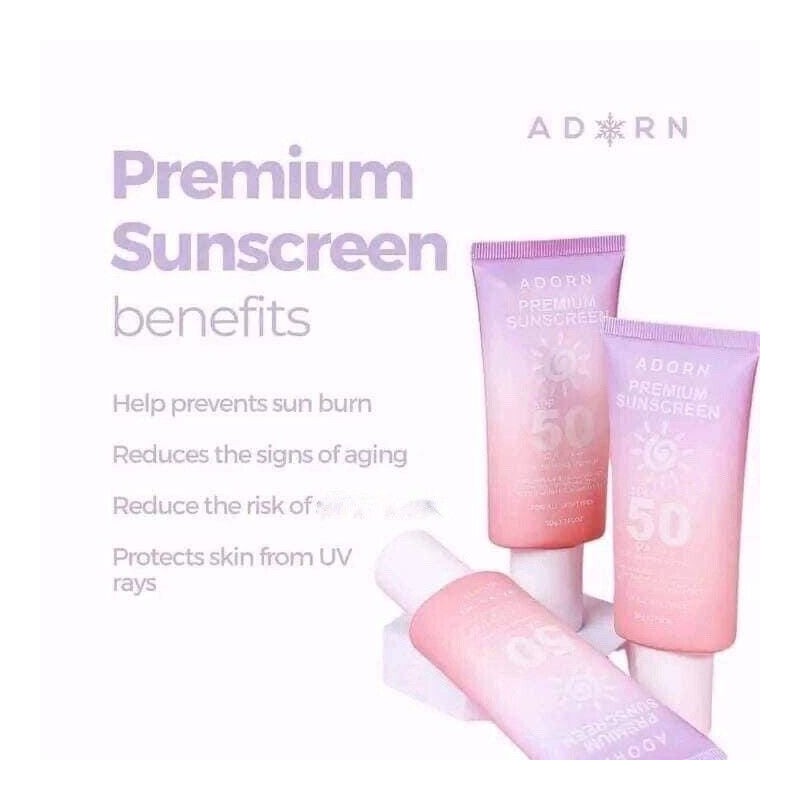 Adorn Premium Sunscreen SPF 50 PA+++ 50g