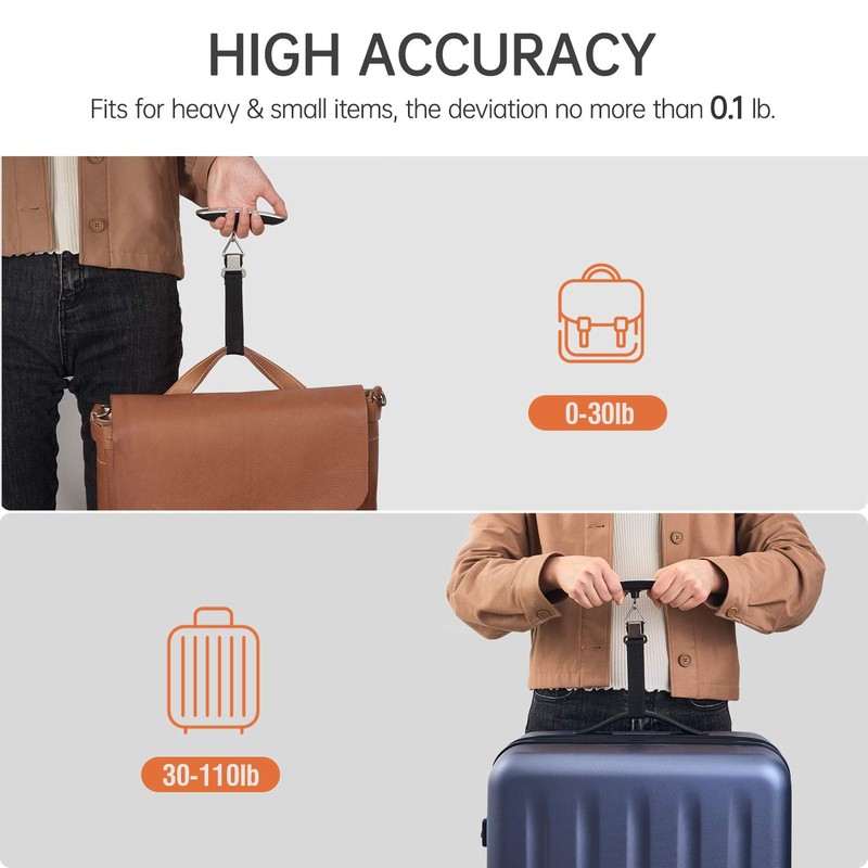 FREETOO Luggage Scales for Suitcases Weighing, Portable Digital Weight Scale