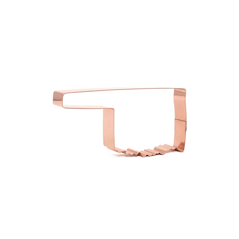Oklahoma State Copper Cookie Cutter