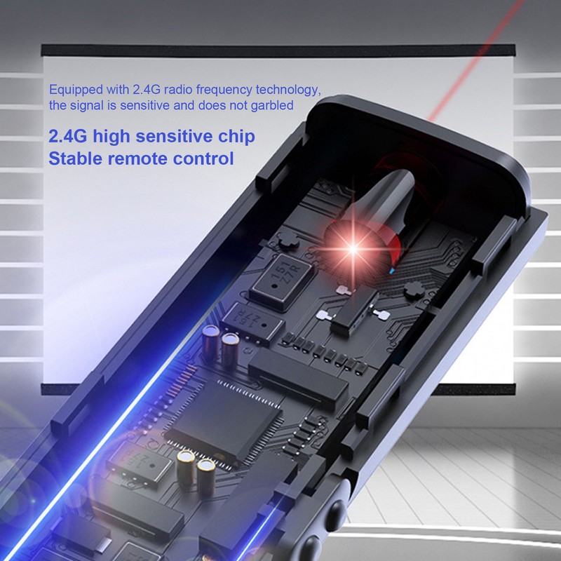 Presentation Clicker Lithium Battery Charging USB Ergonomic Design Low Radiation
