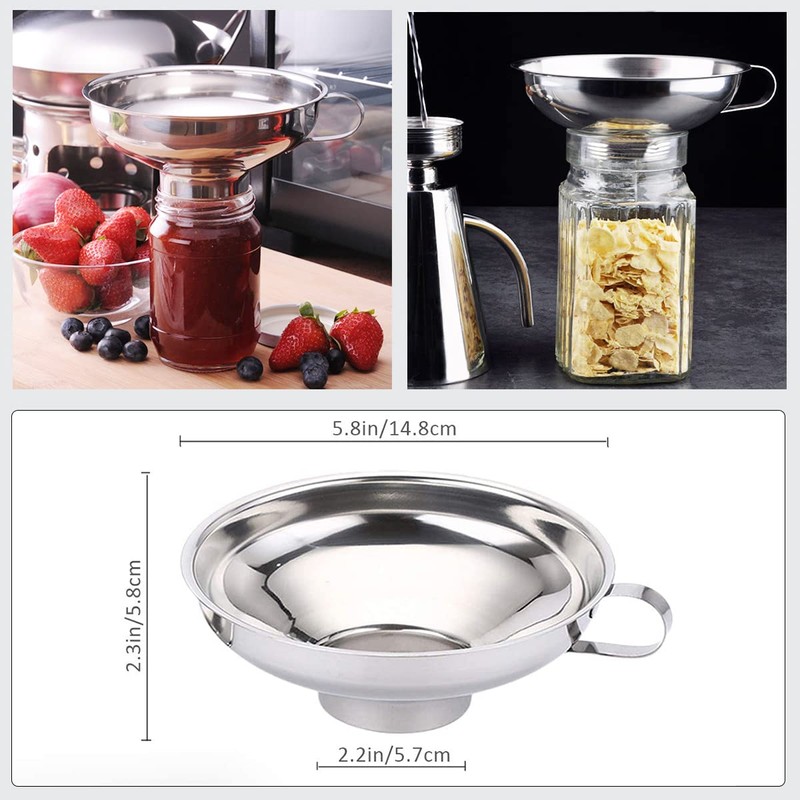 Canning Funnel for Kitchen Use, Wide Mouth Funnel for Mason