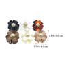 Mikinona 6Pcs Flower Hair Claw Clips for Women Claw Hair