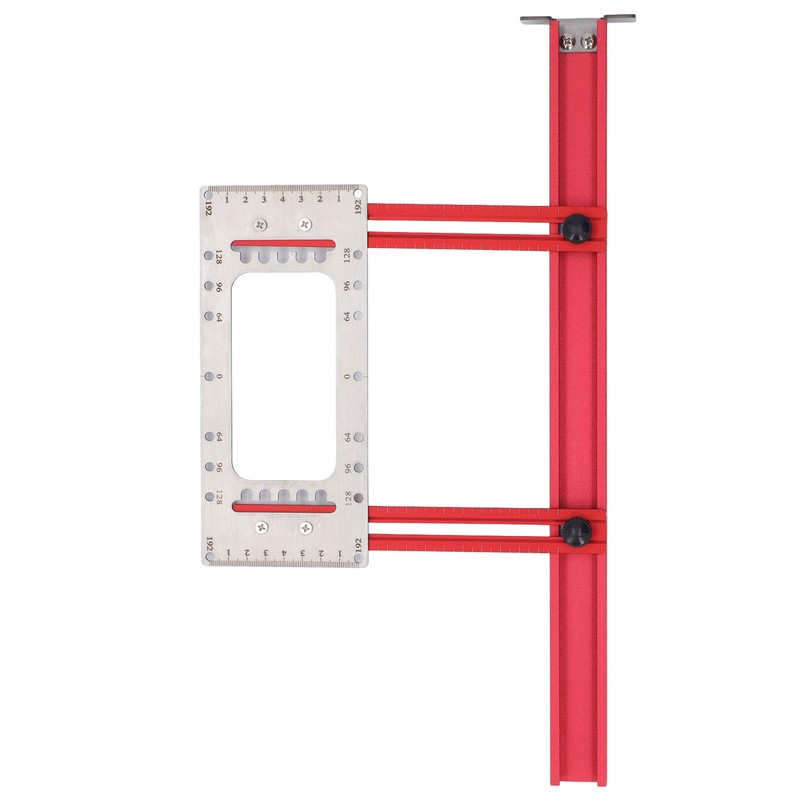 Door Handle Punch Locator Cabinet Hardware Opening Locating Jig 64mm