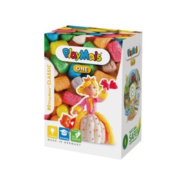 PlayMais ONE Princess Craft Set for Children Over 3 Years I Over 70 Building Blocks with Instructions for Crafting I Natural Toy I Promotes Creativity & Motor Skills I Gift for Girls & Boys