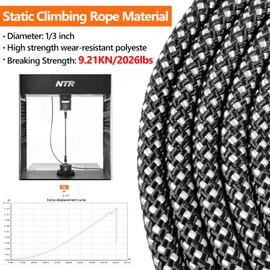 NTR 30FT Puppy Leash, Nylon Rope Long Dog Leash with Swivel Lockable Hook and Comfortable Padded Handle, Dog Line Tether for Small Medium Large Dogs Training, Playing, Camping, or Backyard