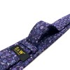 S&W SHLAX&WING Purple Plum Necktie for Men Floral Elegant for