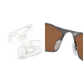 Seek Optics Replacement Nose Pads for Oakley Hinder - Comfortable Technology to Replace a Broken or Missing Nose Pad in Existing Frames Clear