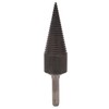 Wood Cone Punch Firewood Separation Detachable Round Shank Thread Drill