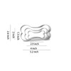 Keewah Dog Bone Cookie Cutter Set - 5.2”, 4”, 2.9”