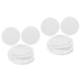 Kisangel 20 Pcs Breast Pads Breastfeeding Milk Pad Breathable Nursing Pads Maternity Breast Pad Breathable Reusable Postpartum White Absorb Water Mother Bra Pad Fiber