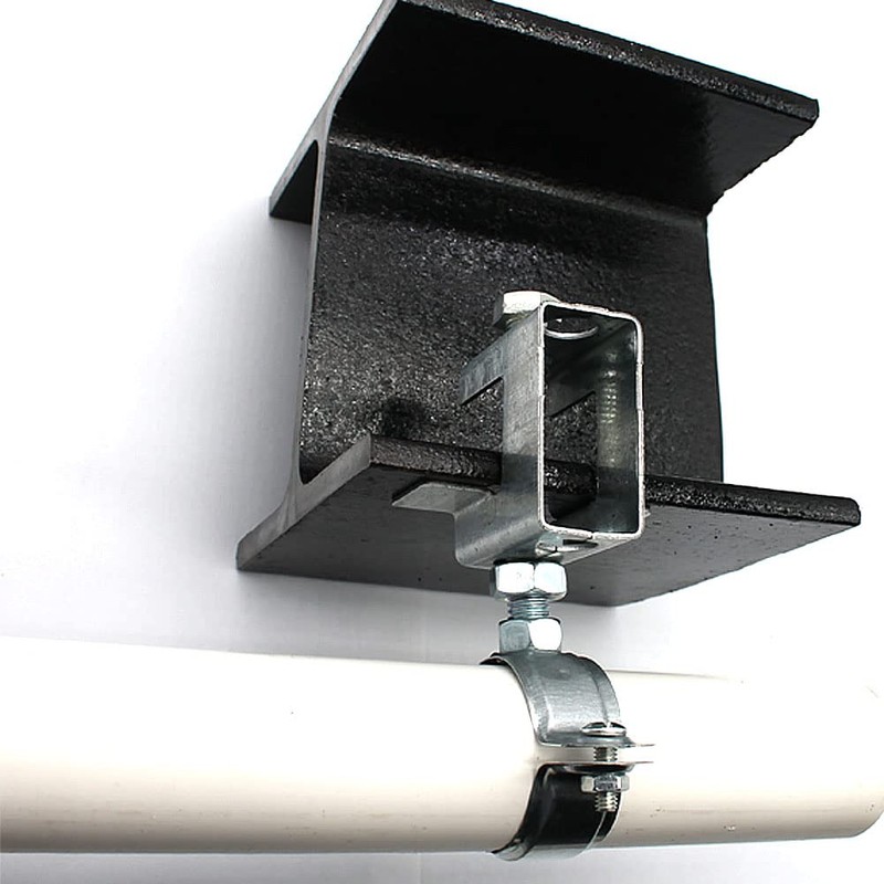 Conduit Hanger with Beam Clamp & Pipe Support Bracket (8
