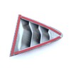 ruihe 2pc Rear Quarter Panel Window Side Louvers Vent Fit