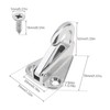 PNXKTXO 4 Pcs Boat Fender Hooks 316 Stainless Steel Spring