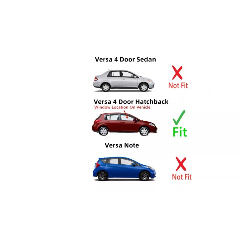 NAGD Fits 2007-2013 Nissan Versa 4D Hatchback Passenger Right Front