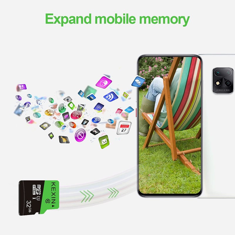 KEXIN Micro SD Card 32GB 3 Pack MicroSDHC Memory Card