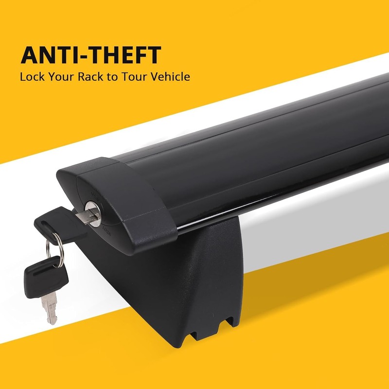 Roof Rack Cross Bars with Lock - Compatible with 2011-2021