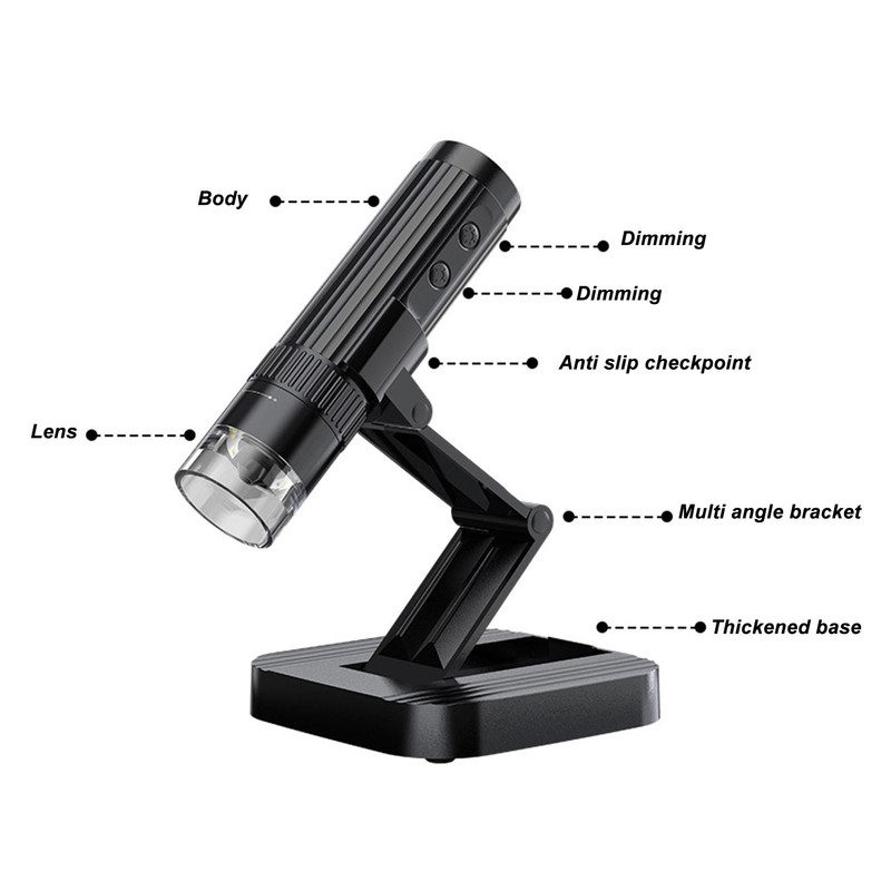 50X to 1000X 1080P HD WiFi Portable Handheld Digital Microscope