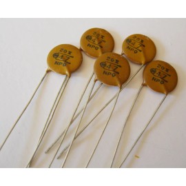 No Brand Specified 10 NOS Circle D Ceramic Disk Capacitors 47 pf 1kv 1000v