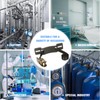 Propane Tank Holder ，Cylinder Wall Mounted Brackets, Ratchet Straps（6.6ft ）,