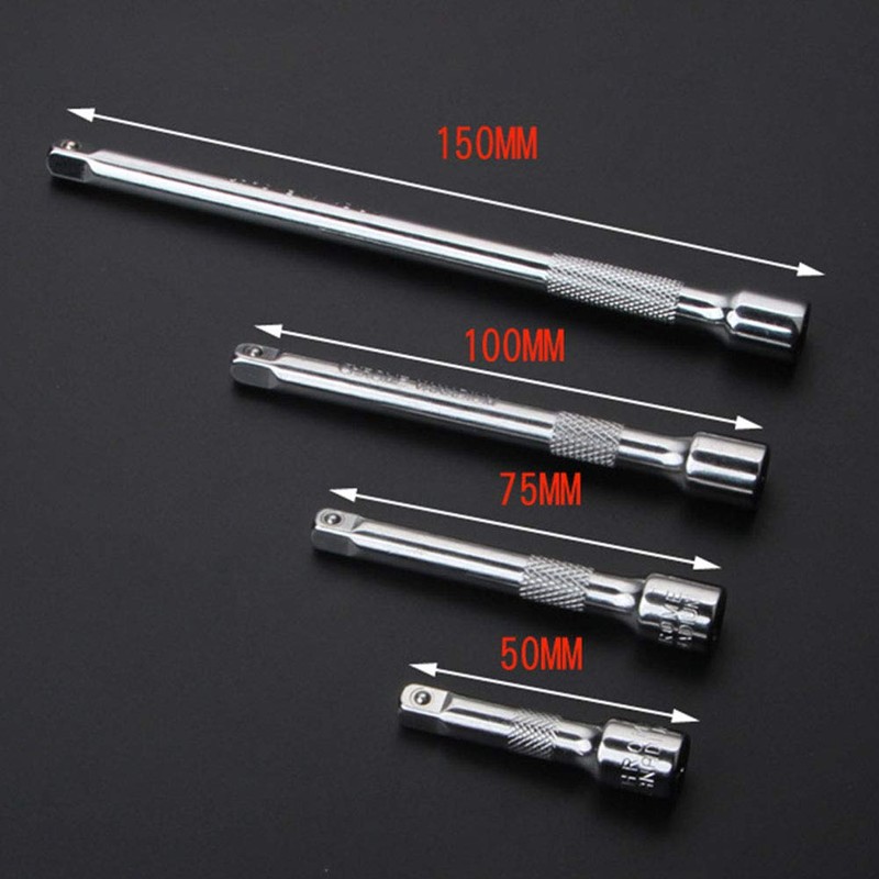 Faderr Socket Extender Bars, 4PCS Ratchet Wrench Extension Bar Drive