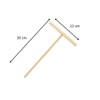 Fackelmann 5678150 Wooden Pancake Rake 20 x 12 cm