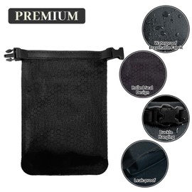 VVQWCY Pack of 2 Travel Soap Containers, Portable Soap Bag, Travel Soap Bag with Bubble Mesh Bag Solutions for Travel, Bathroom, Shower, Gym with Soap, black, One Size