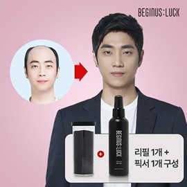 Black Chae Master Volume Cover Drip Black Chae Refill x 1 + Fixer x 1 / 흑채의 달인 볼륨 커버 똑똑 흑채 리필 1개+픽서 1개