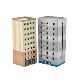 Ecolacture Paper Structure C04 Heights Tenant Building Diorama Supplies
