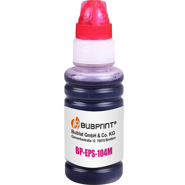 Bubprint Ink Compatible 104 Ink Compatible to Replace Epson Ecotank