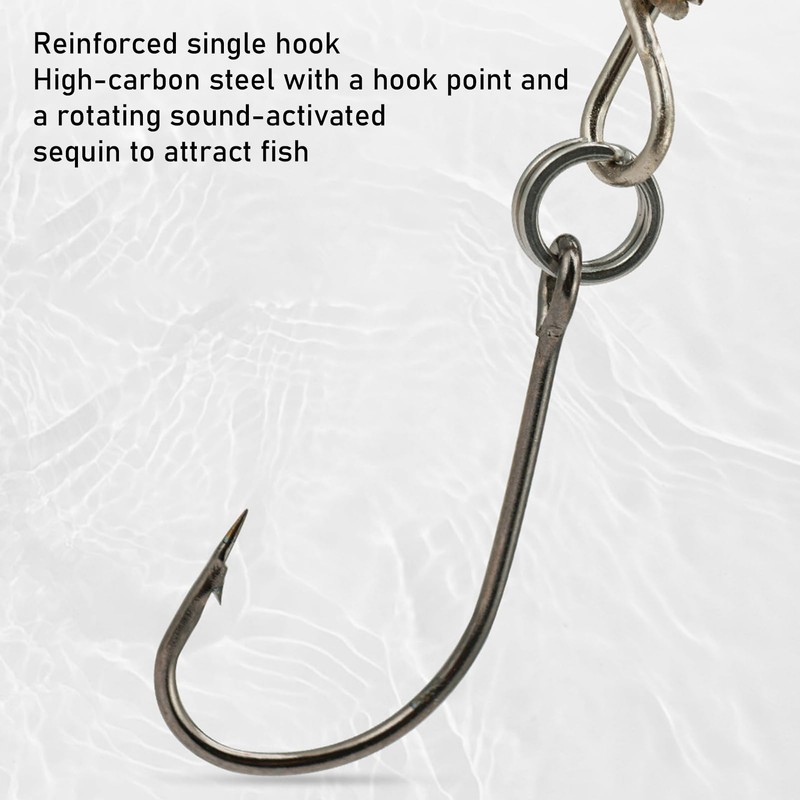 Bass Spinner Baits,Rotating Lures for Angling | Multifunctional Colorful Rotating