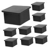 IWOWHERO 20Pcs Chair Feet Caps Square PVC Furniture Leg Protectors