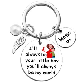 MOEXUKO Mothers Day Gifts for Mom Cool Mom Keychain Best Idea Gifts for Mom Unique Gifts for Mom from Son Kids Mothers Day Birthday Thanksgiving Funny Mom Gifts for Her