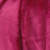 Catherine Lansfield Raschel Velvet Touch 130x170cm Blanket Throw Hot Pink