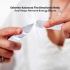 Natural Solution Selenite Healing Crystals, 2 Wands with 1 Massage