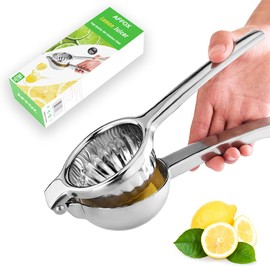 Premium Lemon Squeezer, Extra Large Manual Juice Extractor - Maximize Juice Extraction with Ergonomic, Commercial-Grade Stainless Steel Design