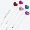 Heart Retractable Badge Holder, ID Card Clips, Badge Reel for