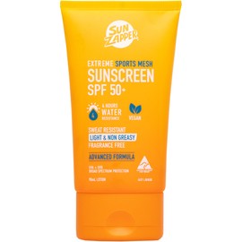 Sun Zapper Sports Sunscreen Lotion 90mL SPF 50+ Sweat Proof Sun Cream