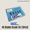 GCC 45 Degree 5 Pieces Blade Set (#20200159G) Compatible with