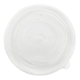Karat C-KDL142-PP Karat 24-32 oz PP Food Container Flat Lids (Case of 600)