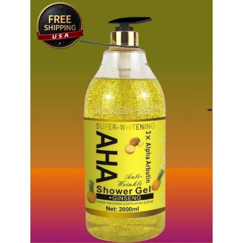 Dr Meinaier AHA Super Whitening Shower Gel Skin Exfoliating Body