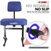 3-Padded PNB B-REST BLU Piano Bench Heavy-Duty Musician Chair Height