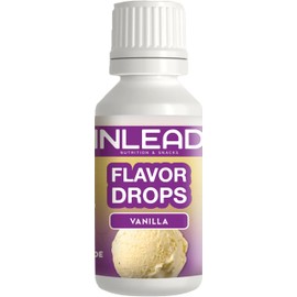 INLEAD - Flavor Drops | Sugar Free & Calorie Free | Aroma Drops for Food & Drinks | Versatile | Top Taste | Vegan - 30 ml (Vanilla - Vanilla)