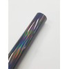 Hachi Auto Black Holographic Rainbow Chrome Vinyl Car Wrap (3FT