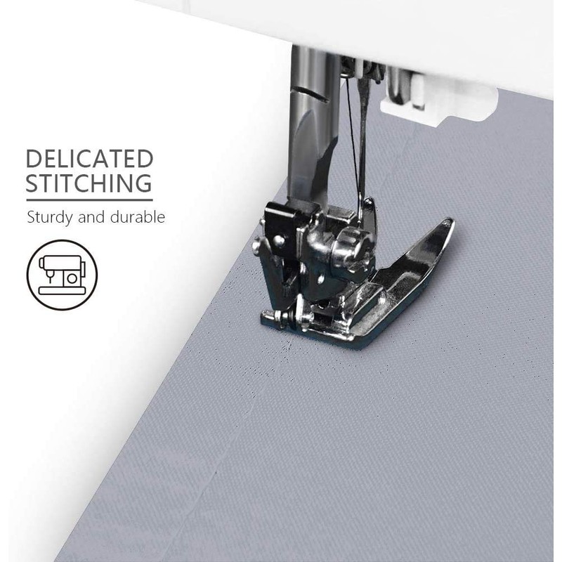 2 Pack Grey Satin Pillowcases for Hair and Skin, Softer