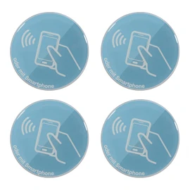 BIKE-label Sign 3D Sticker Dm 70 mm Pack of 4 Contactless Numbers Smartphone 900210VE