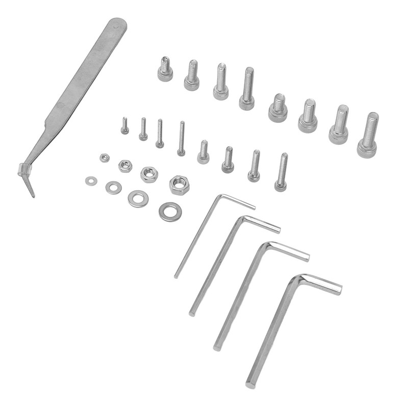 580Pcs Screws Nuts Washers Kit 304 Stainless Steel Cylindrical Head