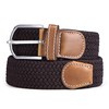 Fabric Belt Stretch Braided and Elastic Belt for Men and